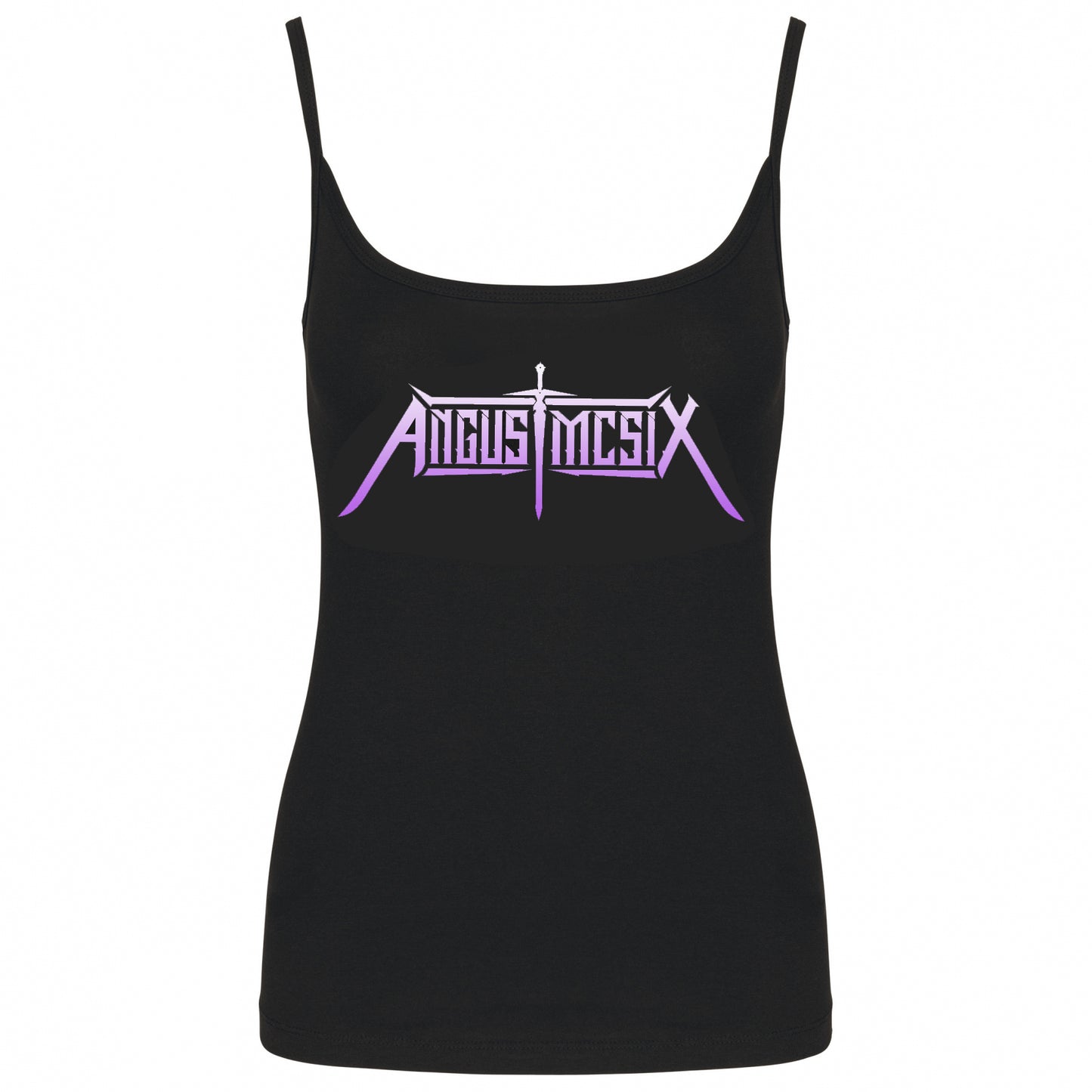 Débardeur "ANGUS McSIX" logo violet