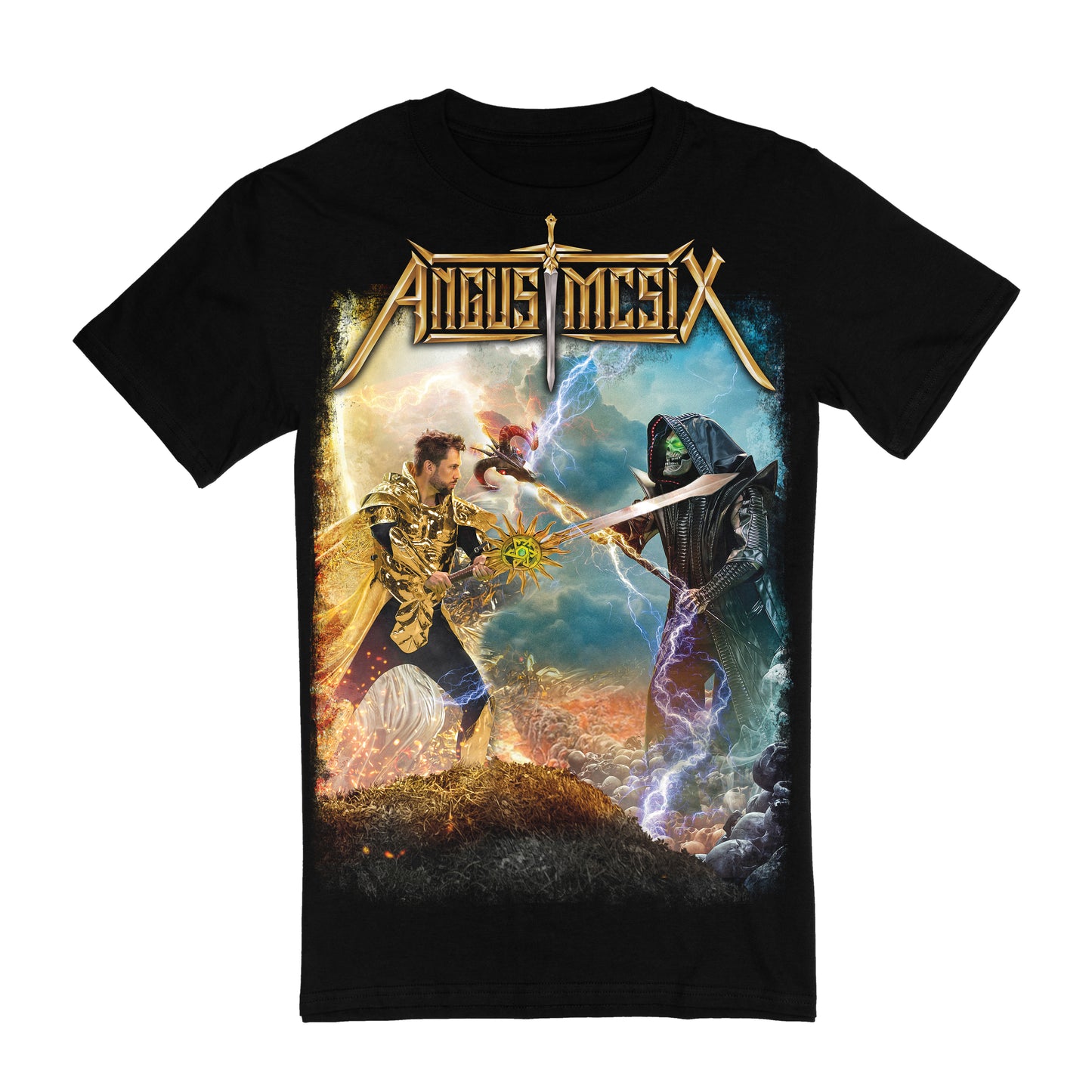 T-Shirt "ANGUS McSIX AND THE SWORD OF POWER"